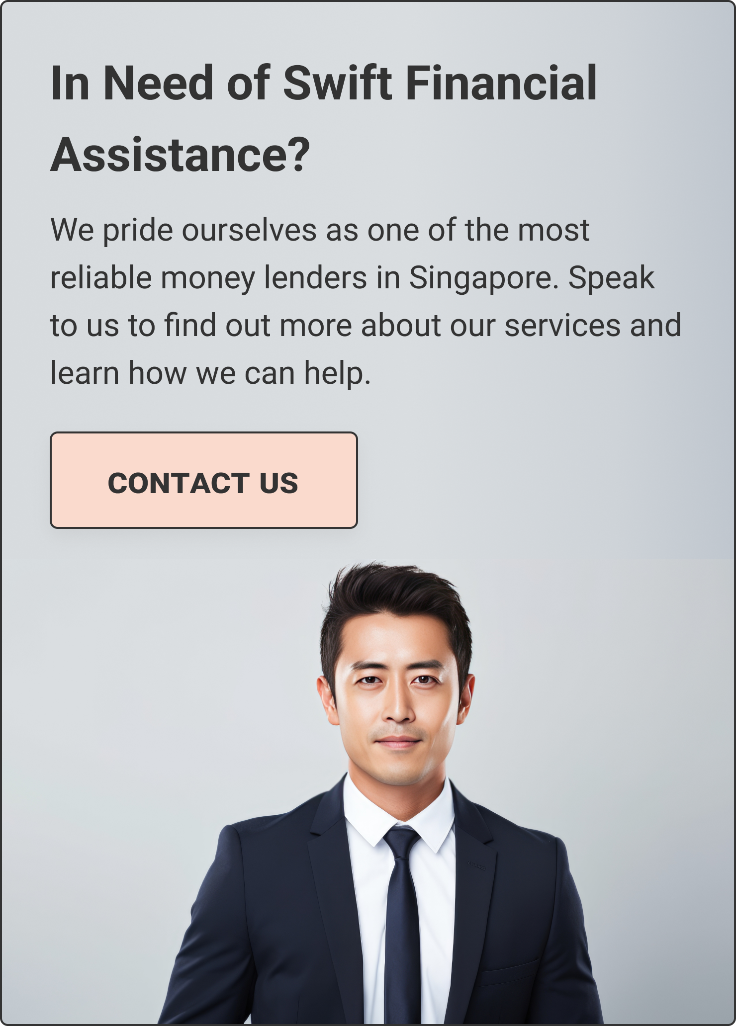 In Need of Swift Financial Assistance from a Legal Private Money Lender in Singapore